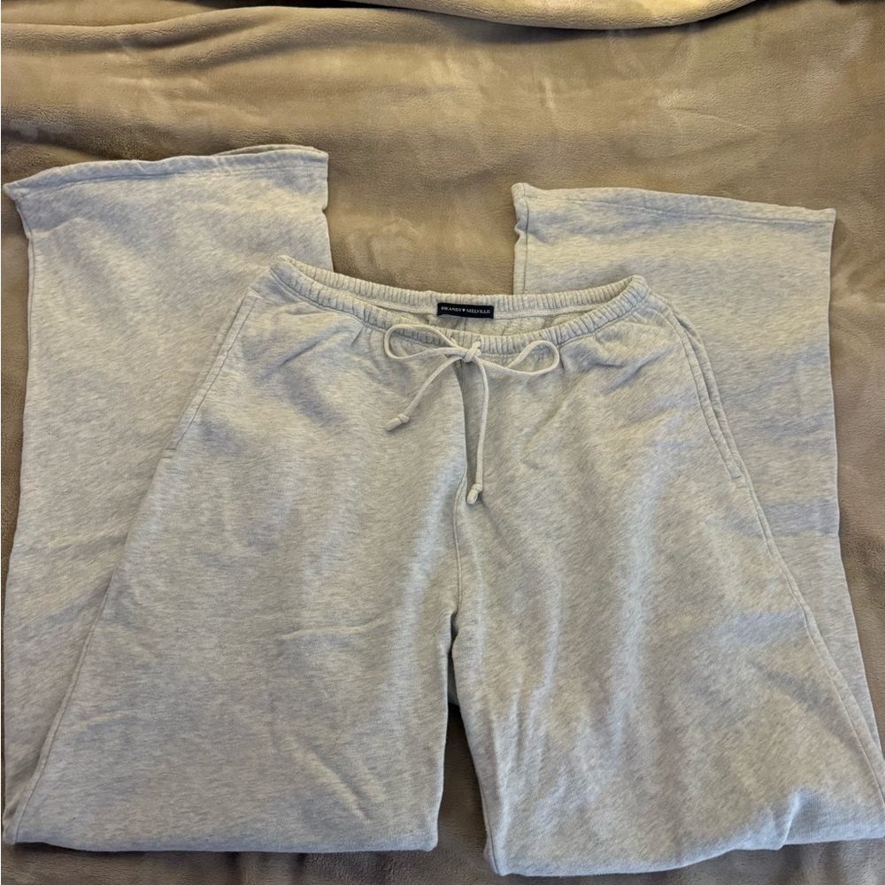 Brandy Melville Light Gray Sweatpants